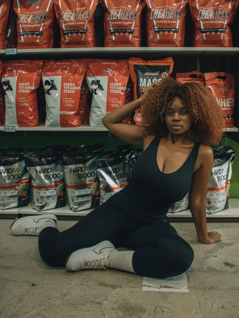 Halara legging, on-model ad creative